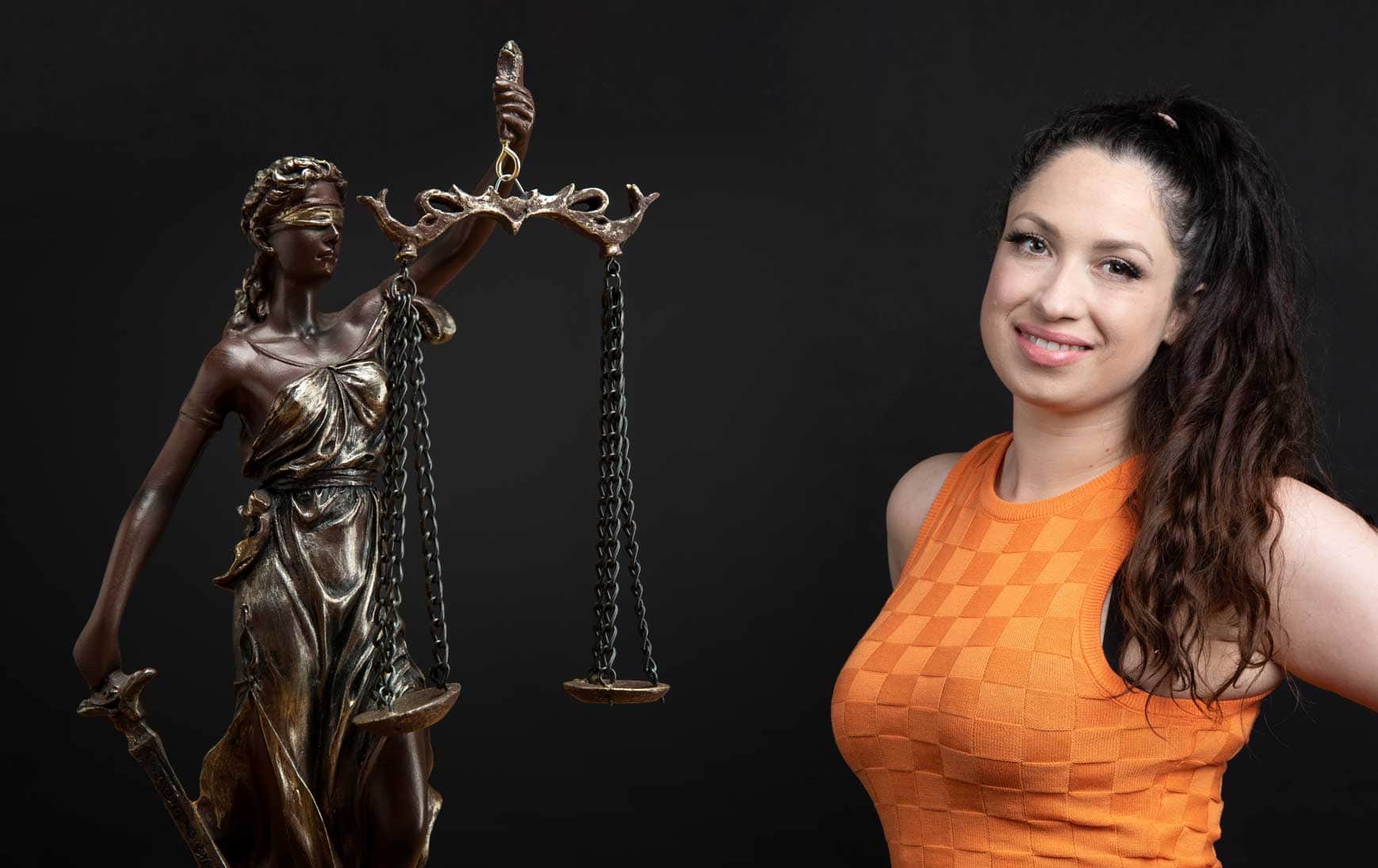 Risha met Lady Justice